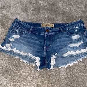 Hollister short short jean shorts